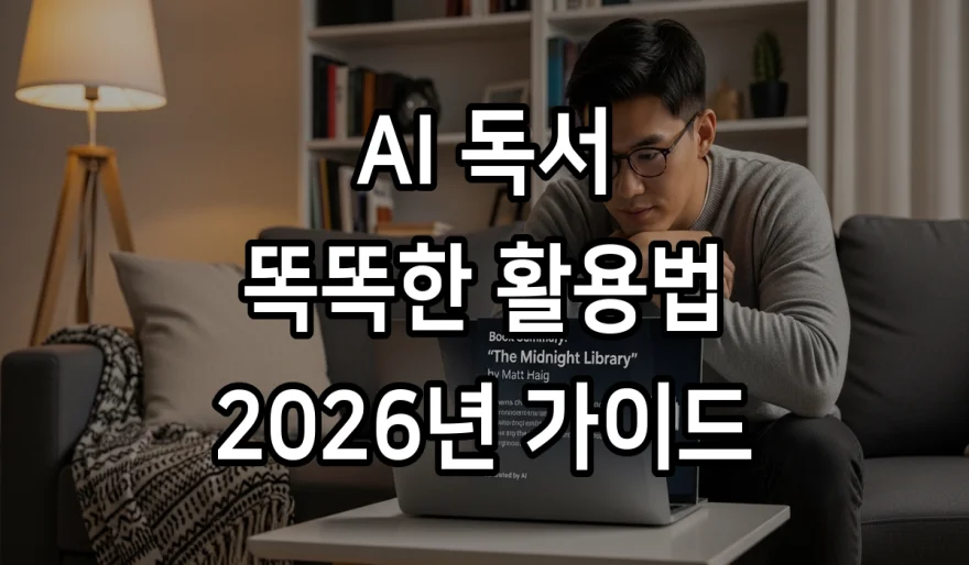 챗GPT 활용 2026년 책 요약 핵심 파악 독서 능력 3배 높이기
