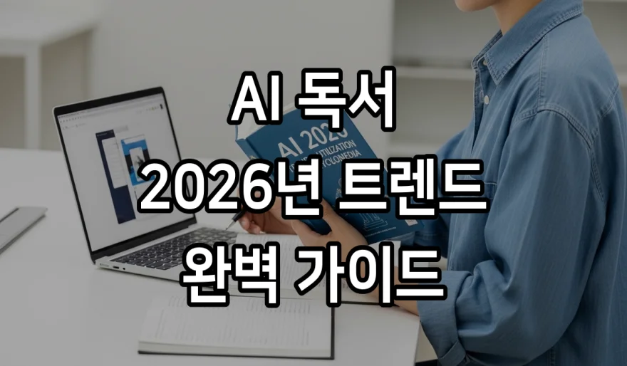 AI 독서, 2026년 트렌드는 무엇일까요?